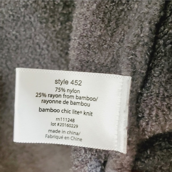 Barefoot Dreams Bamboo Chic Lite Circle Cardigan Grey XS/S - Picture 9 of 11